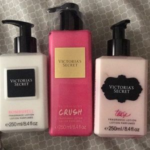 Victoria’s Secret fragrance lotion.